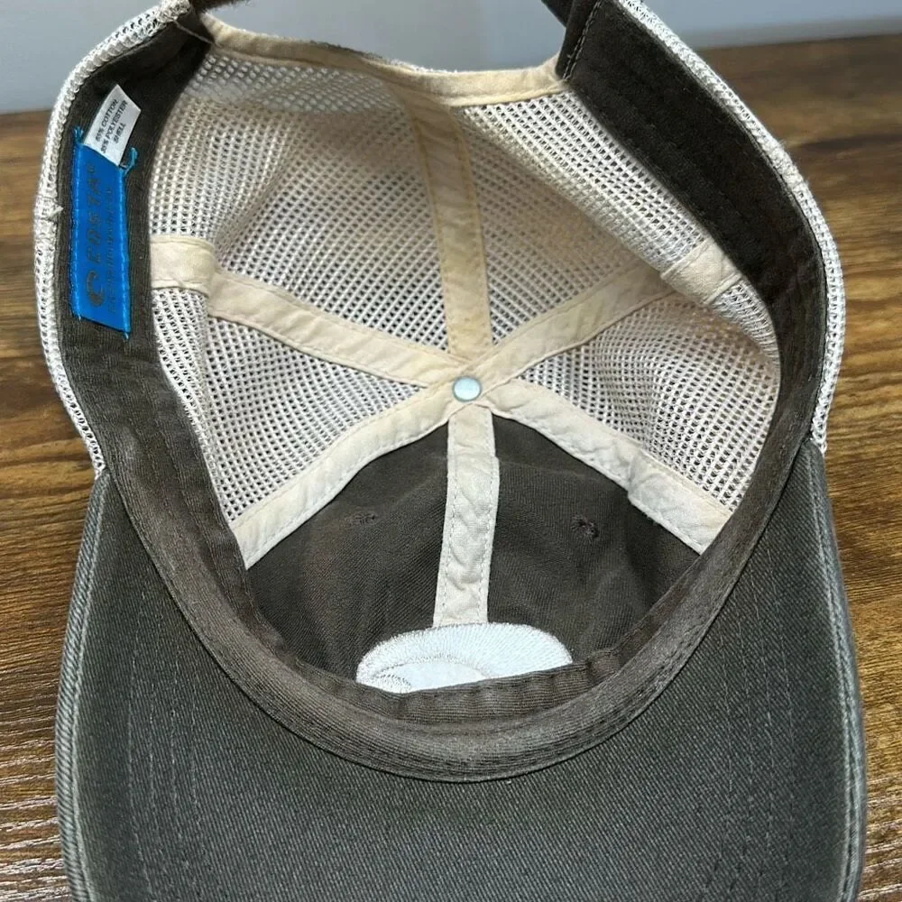 Costa Del Mar Unisex Adult Baja Stripe Trucker‎ Hat